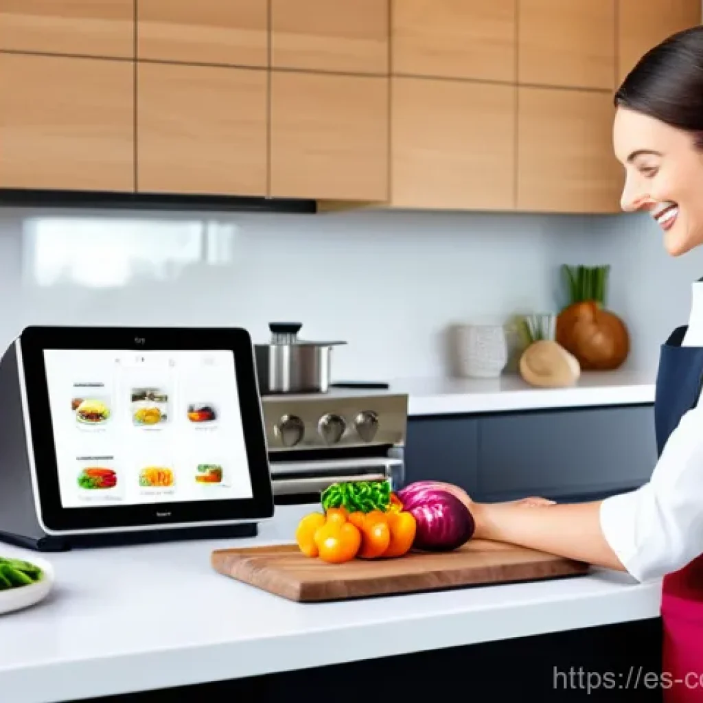 글로벌 요리 기술의 발전 현황 - **Prompt 1: The Smart Home Chef**
    "A bright, modern kitchen filled with natural light, showcasin...