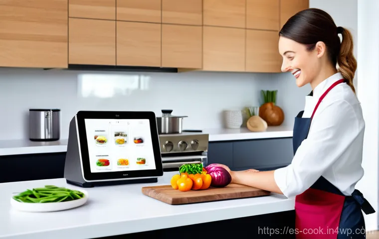 글로벌 요리 기술의 발전 현황 - **Prompt 1: The Smart Home Chef**
    "A bright, modern kitchen filled with natural light, showcasin...