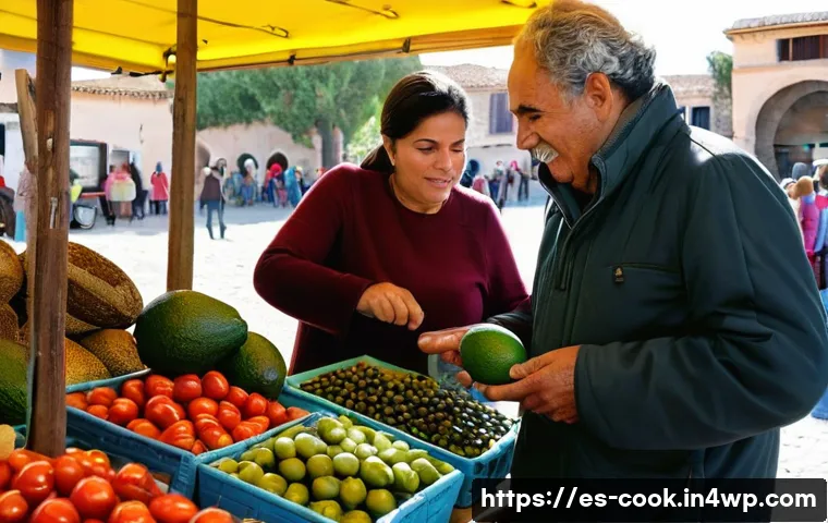 세계 요리 기술의 최신 트렌드 - **Prompt 1: Conscious Cooking at a Spanish Local Market**
    A vibrant, sun-drenched scene at a tra...